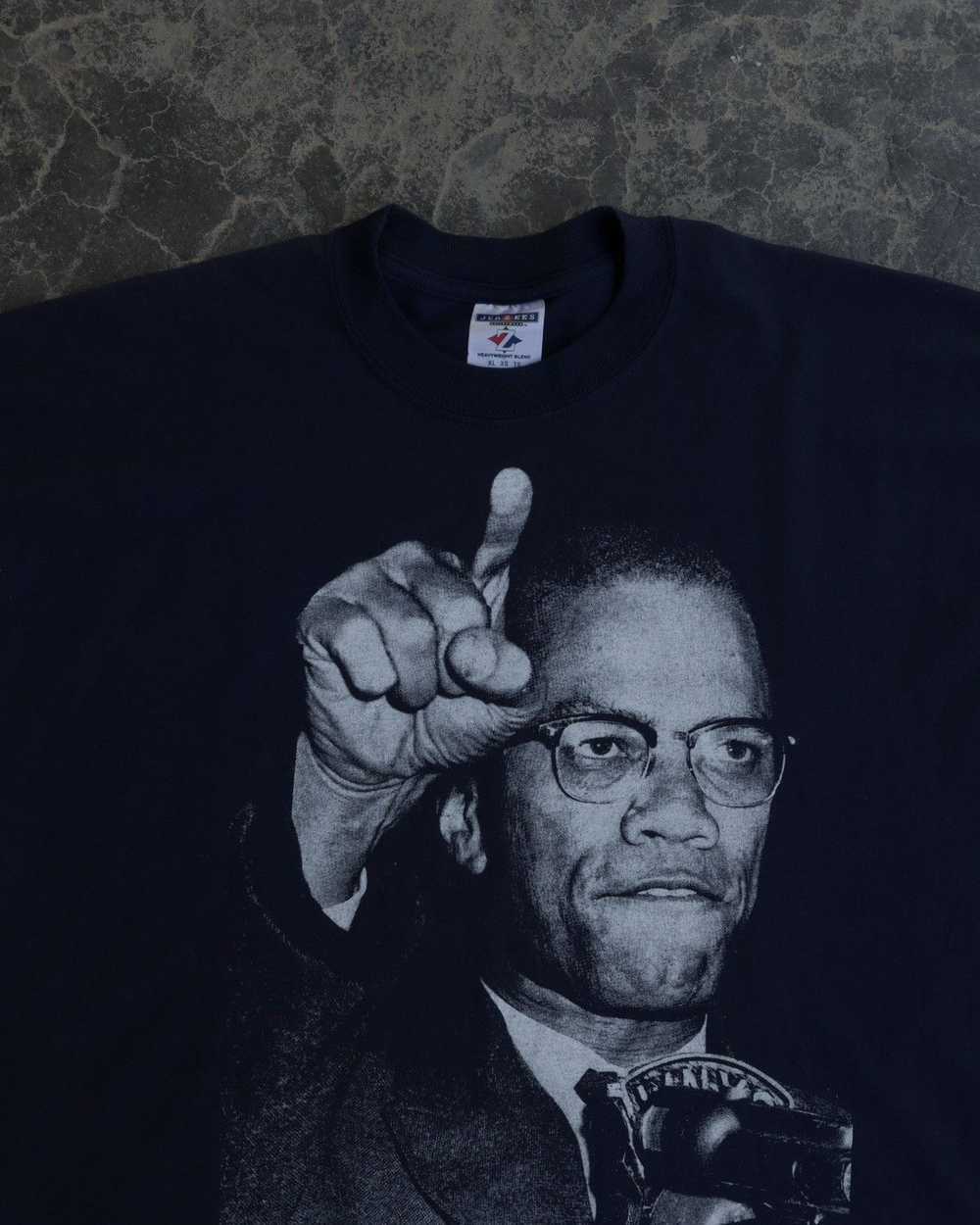 Made In Usa × Rap Tees × Vintage 90s Malcom X Rap… - image 2