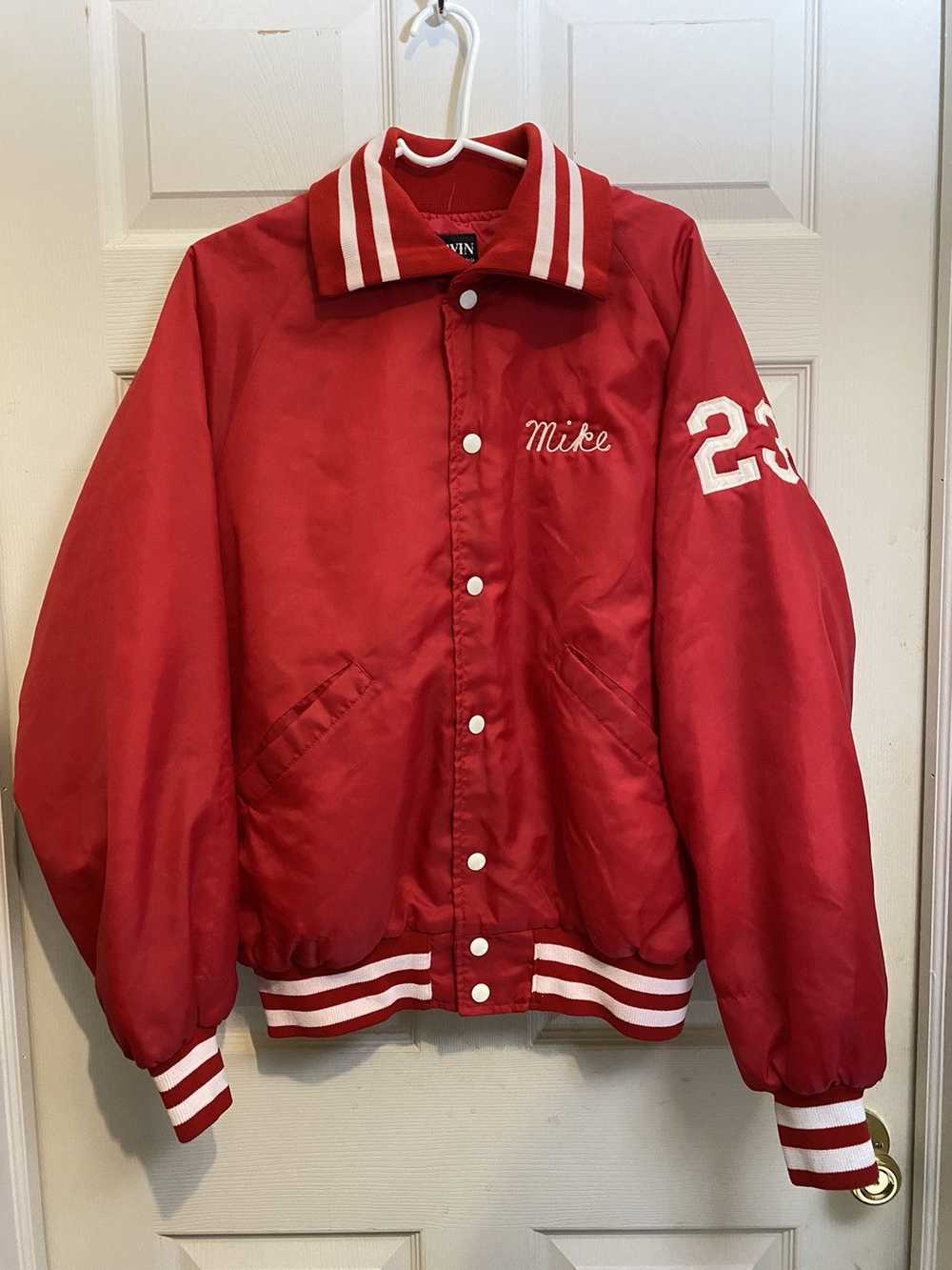 Varsity Jacket × Vintage Vintage 80s Butwin Chain… - image 2