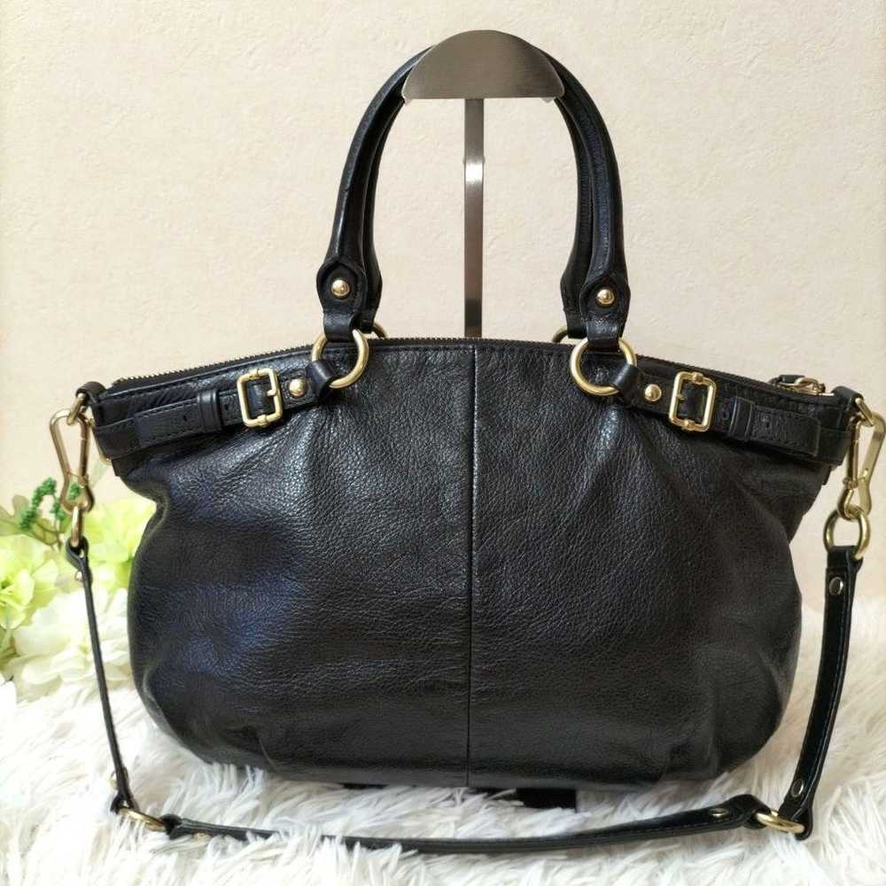 【Rare】COACH 2WAY Leather Bag with Carriage Hardwa… - image 4