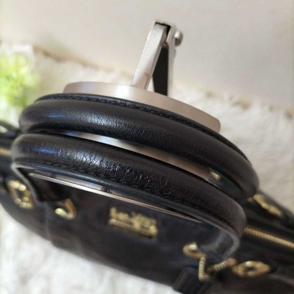 【Rare】COACH 2WAY Leather Bag with Carriage Hardwa… - image 5