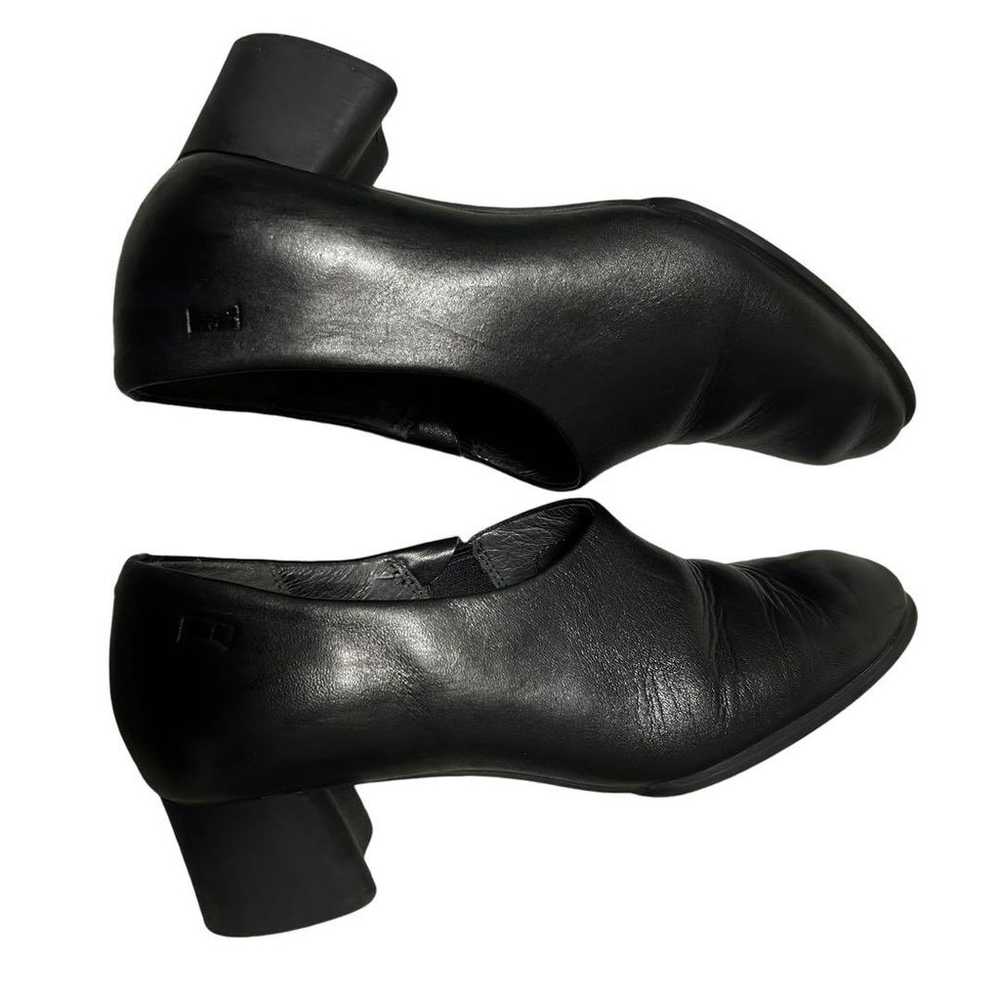 Campbell Leather Chunky Heel Pumps Katie Black 22… - image 4