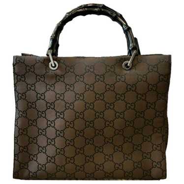 Gucci Bamboo cloth tote - image 1