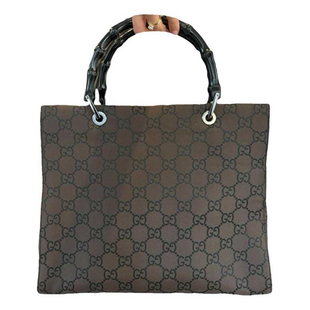 Gucci Bamboo cloth tote - image 2