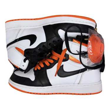 Jordan Air Jordan 1 leather high trainers - image 1