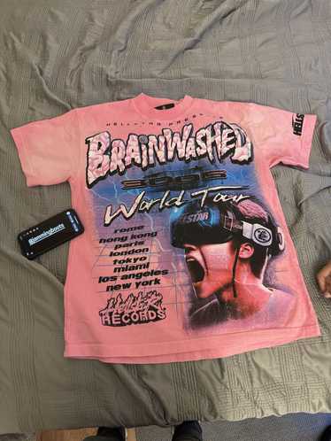 HELLSTAR HELLSTAR BRAINWASHED TEE PINK