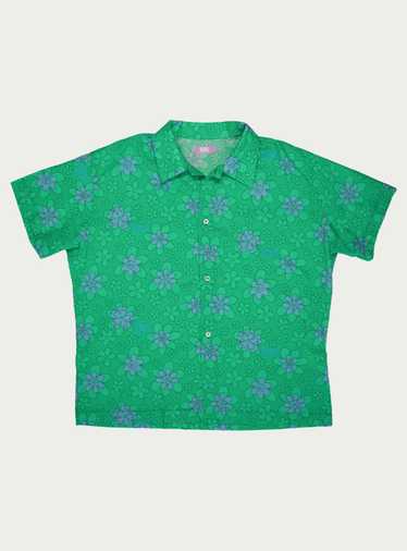 ERL ERL SS21 Floral Green Button Up