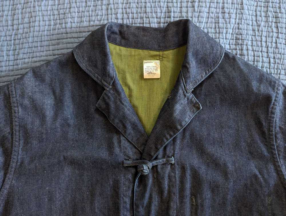 Post Overalls Denim Chinois China Chore Jacket - image 6