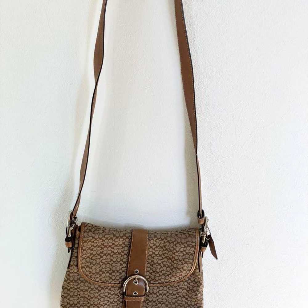 COACH Beige Shoulder Bag - image 1