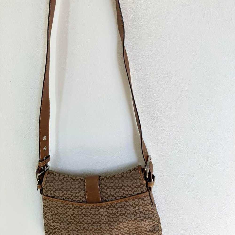 COACH Beige Shoulder Bag - image 2