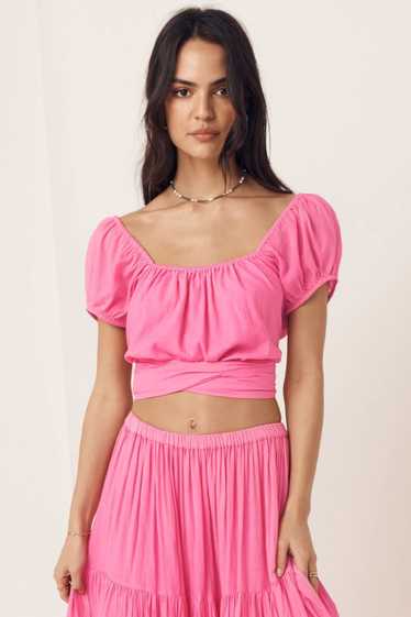 Spell USA Azalea Cropped Blouse