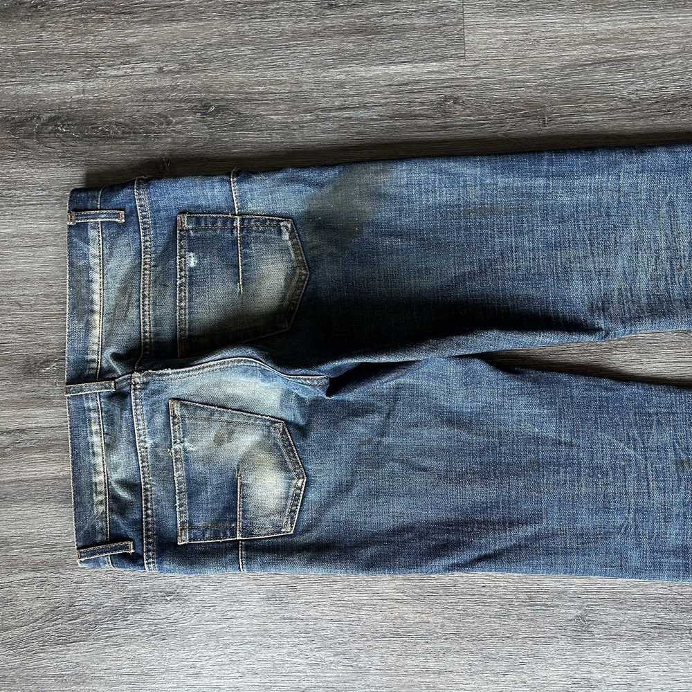 Dior ‘11 “Rack Rail” Oil Stained Denim - image 4