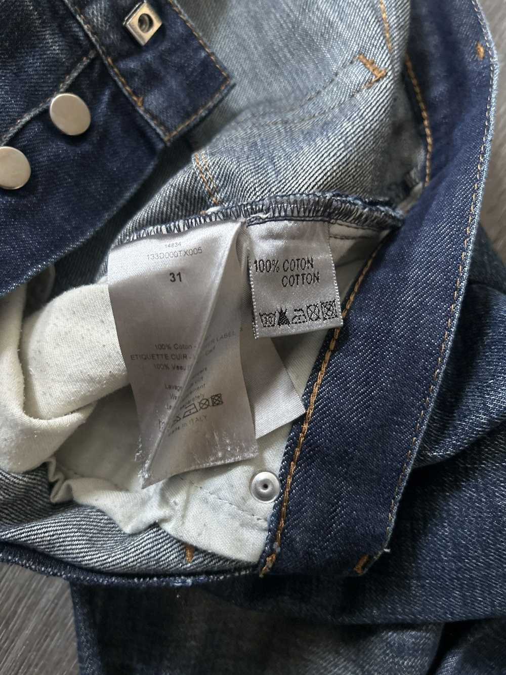 Dior ‘11 “Rack Rail” Oil Stained Denim - image 6