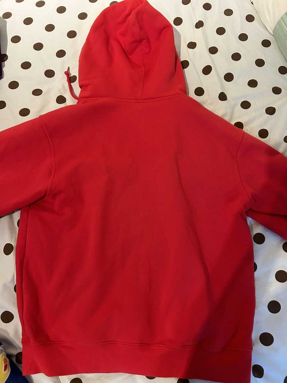 Nike × Supreme Supreme nike red zip up hoodie - image 2