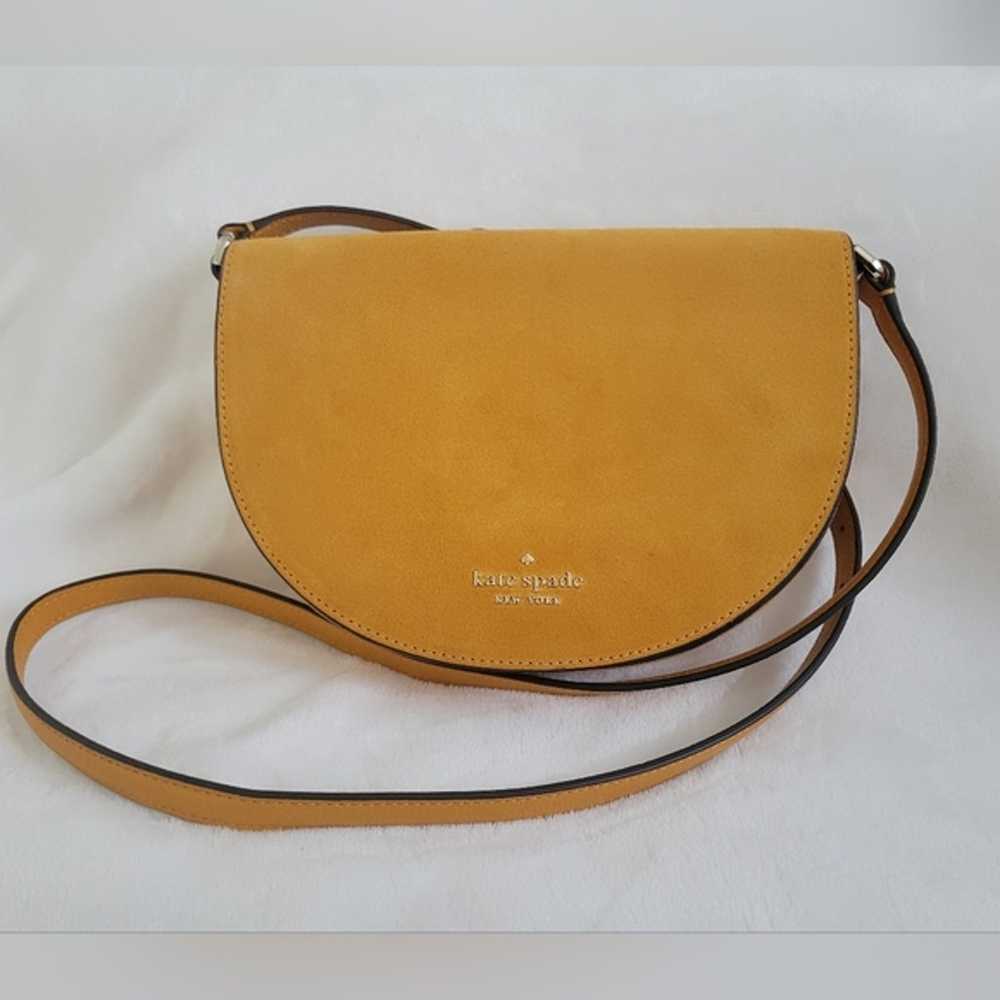 Kate Spade Luna Suede & Leather Crossbody - image 1