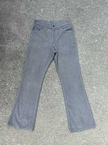 Levi's × Vintage 70s 80s Levi’s 646 Fade Grey Cor… - image 1