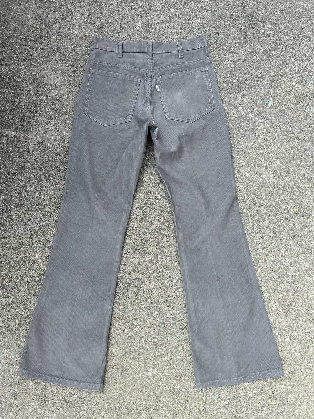 Levi's × Vintage 70s 80s Levi’s 646 Fade Grey Cor… - image 4