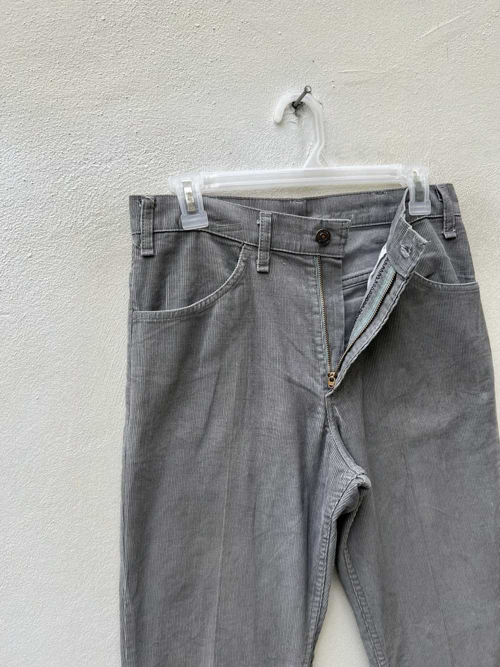 Levi's × Vintage 70s 80s Levi’s 646 Fade Grey Cor… - image 7