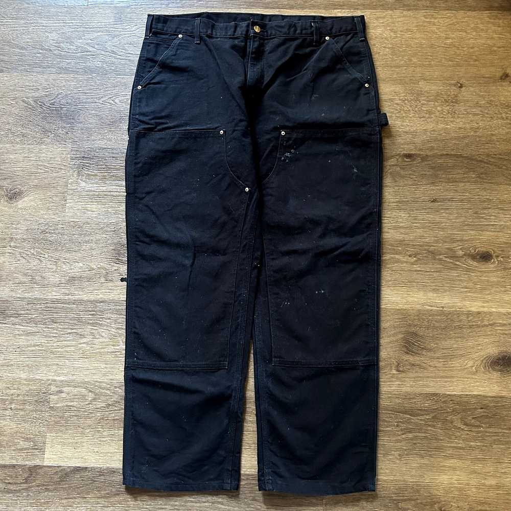 Carhartt Like New Black Carhartt Double Knees - image 1