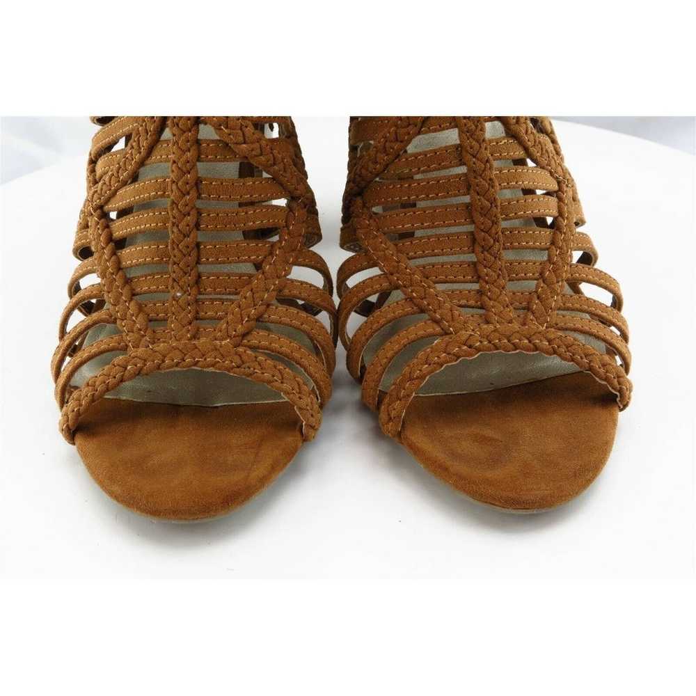 GUESS Sz 6.5 M Brown Gladiator Synthetic Women Sa… - image 2