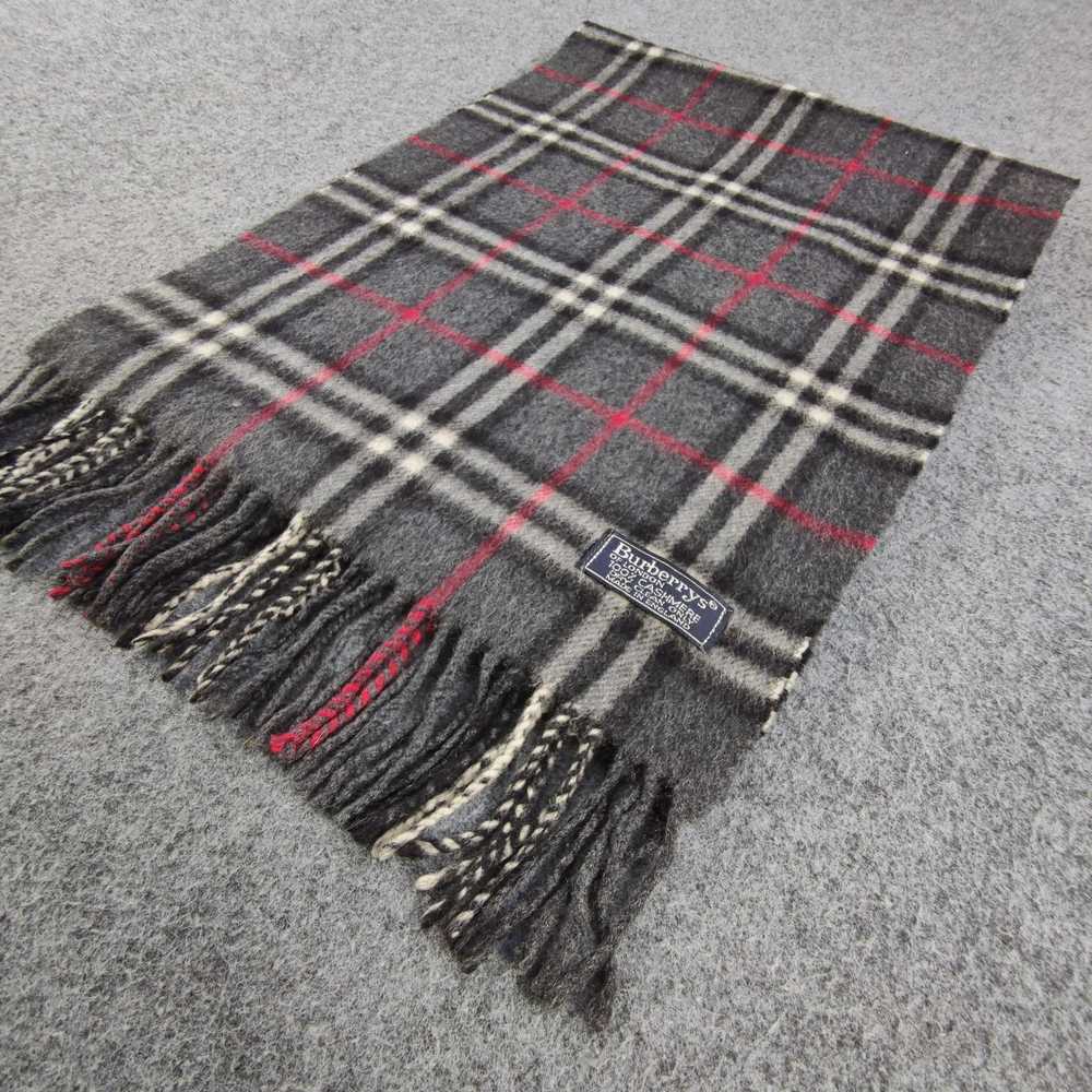 Vintage Burberry Nova Check Scarf/Muffler/Cashmer… - image 3