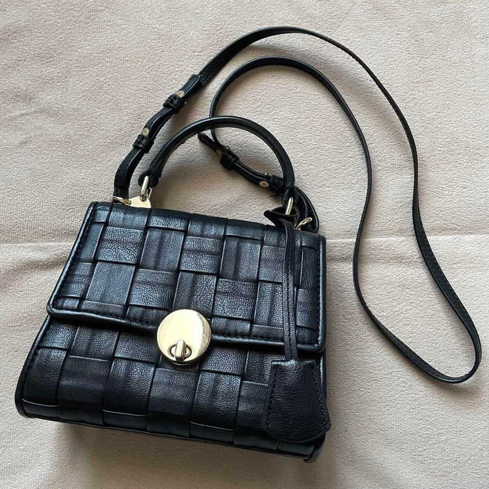 【Popular color】CELDFORD WOVEN Mini Shoulder Bag B… - image 1