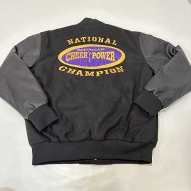 (VINTAGE) AMERICAN CHEER POWERスタジャン American Cheer Power / Wool Leather Varsity Jac