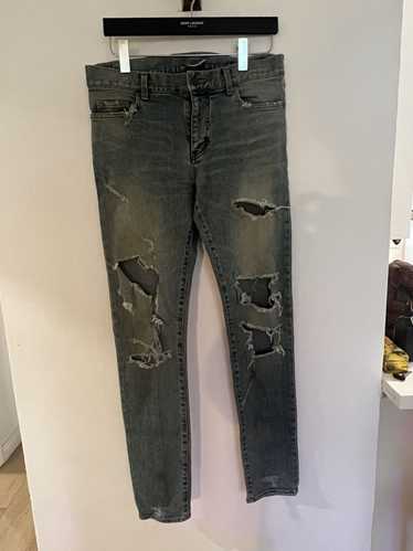 Saint Laurent Paris 2015 crash denims