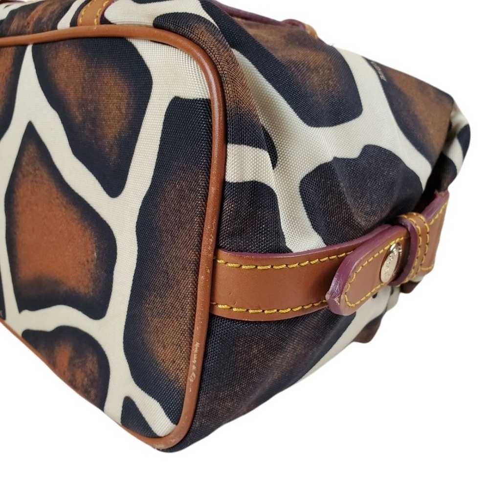 DOONEY & BOURKE Giraffe Print Canvas Leather Shou… - image 5