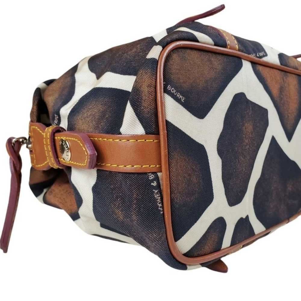 DOONEY & BOURKE Giraffe Print Canvas Leather Shou… - image 6