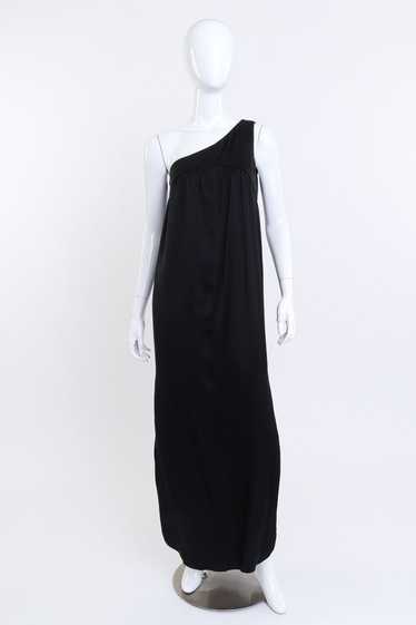 FENDI One Shoulder Draped Maxi Dress