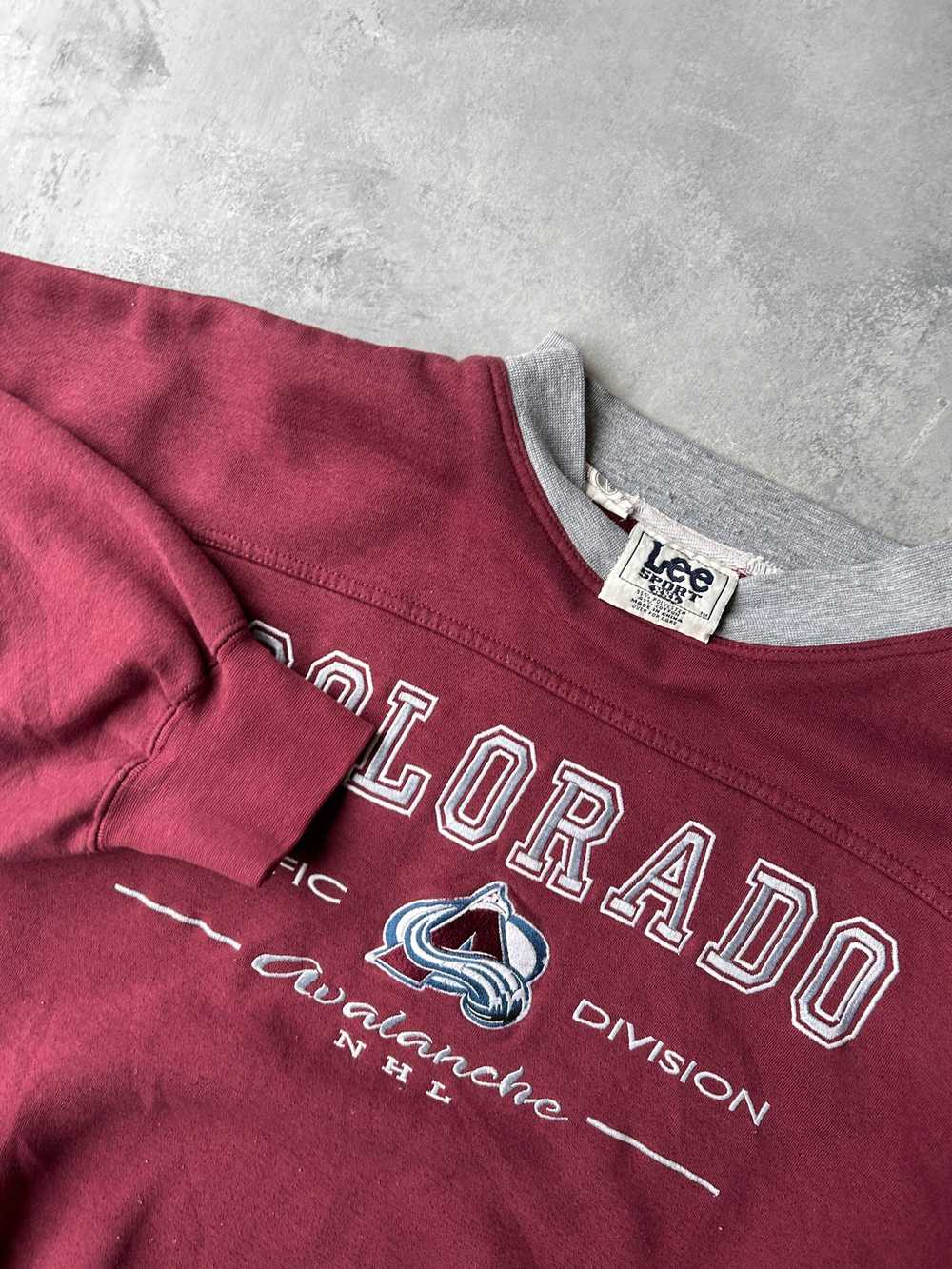 Colorado Avalanche Sweatshirt 90's - XXL - image 2