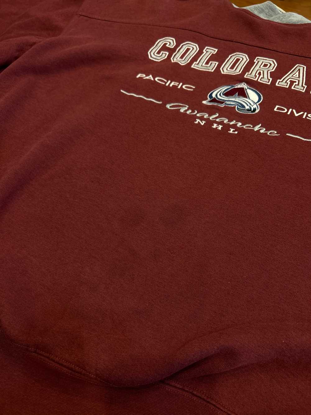 Colorado Avalanche Sweatshirt 90's - XXL - image 4