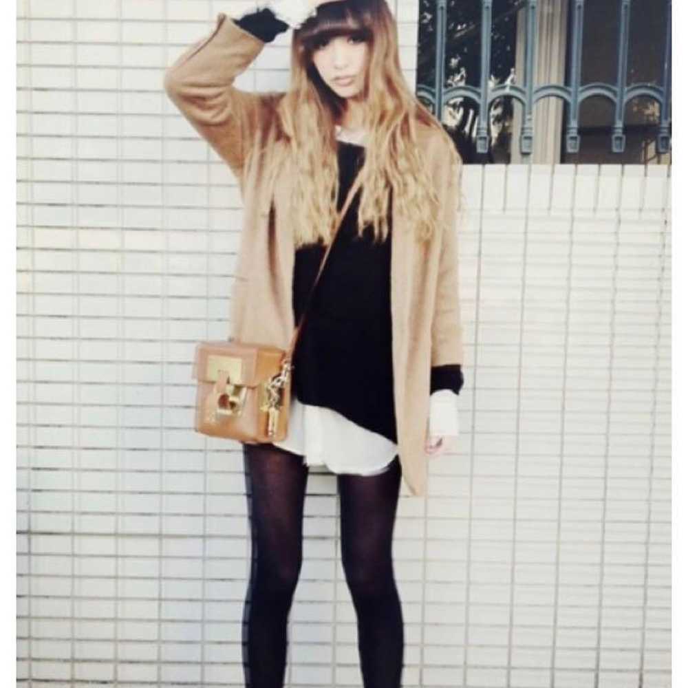 【SOPHIE HULME】 BROWN×gold Shoulder Box Bag - image 1