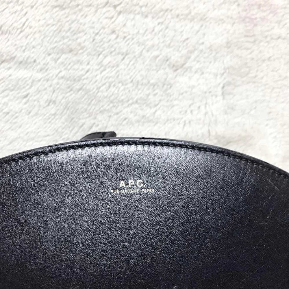 Popular model A.P.C. All Leather Shoulder Bag Hal… - image 4