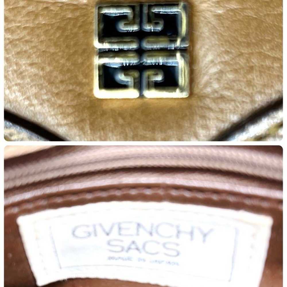 GIVENCHY Vintage Leather Mini Shoulder Bag Brown - image 10