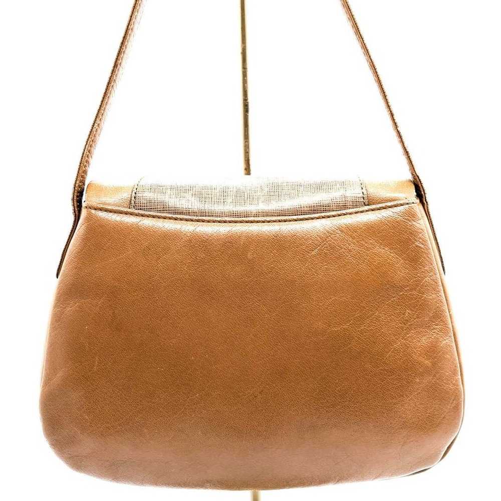 GIVENCHY Vintage Leather Mini Shoulder Bag Brown - image 3