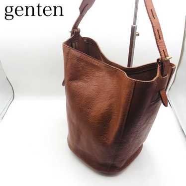 【Excellent Condition】Genten One-Shoulder Bag Buck… - image 1