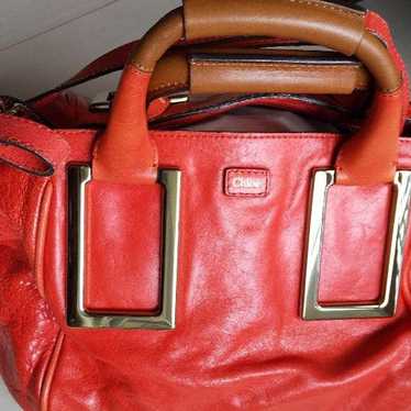 Chloe Estelle Red Handbag - image 1