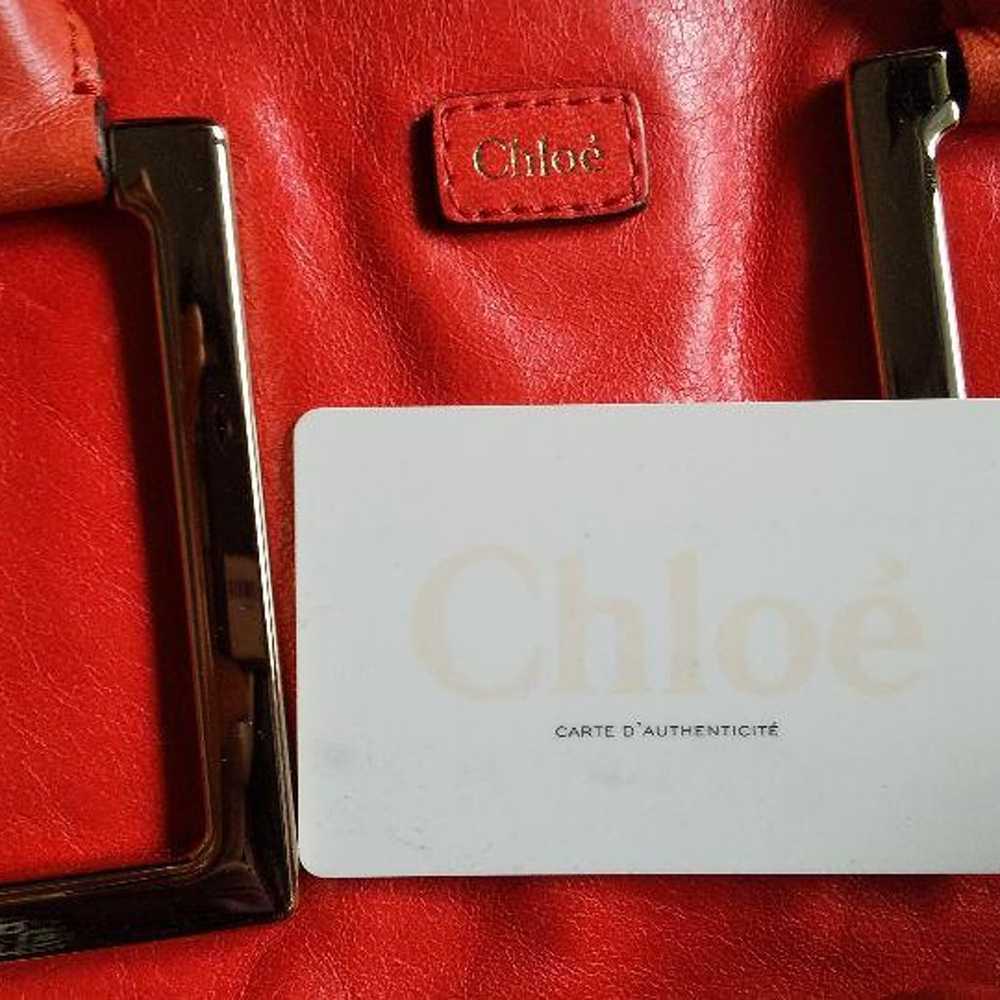 Chloe Estelle Red Handbag - image 3