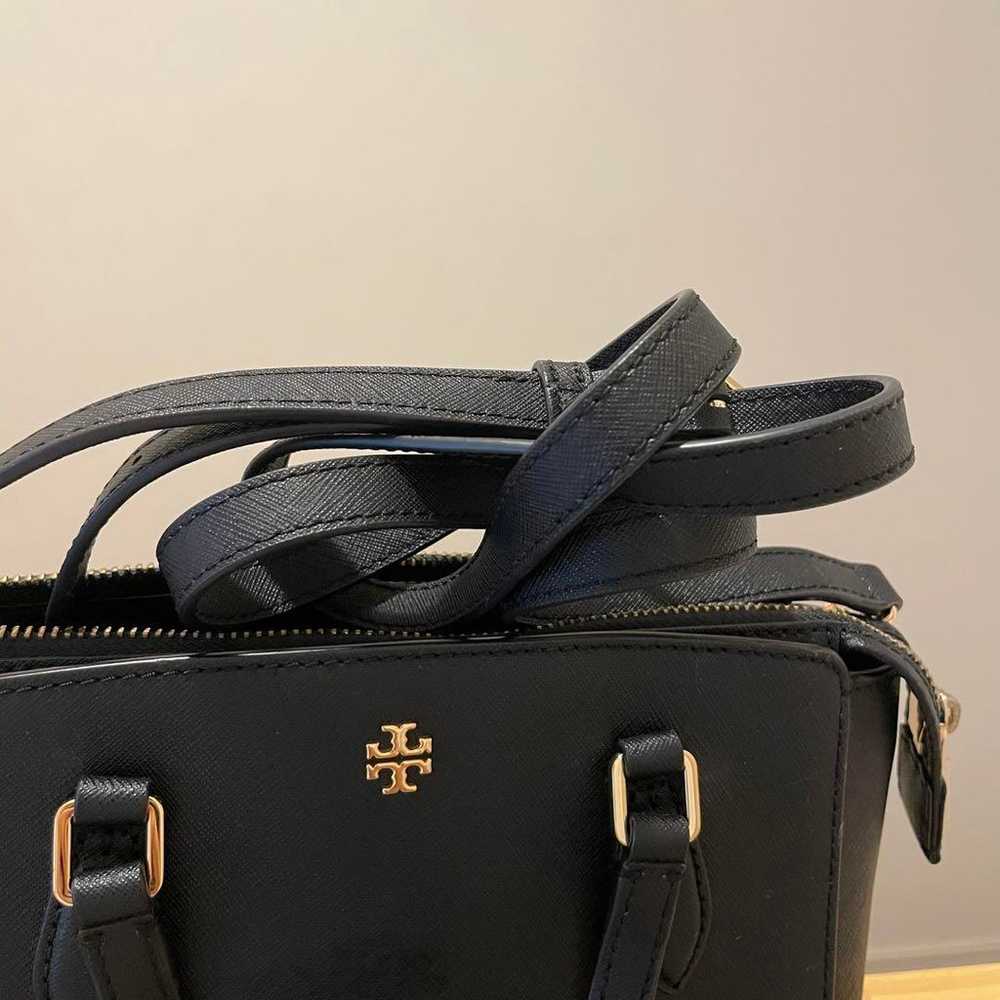 Tory Burch Black Leather Handbag Shoulder Bag - image 6