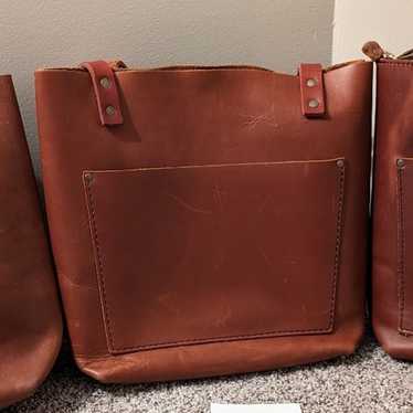 Portland leather goods small tote