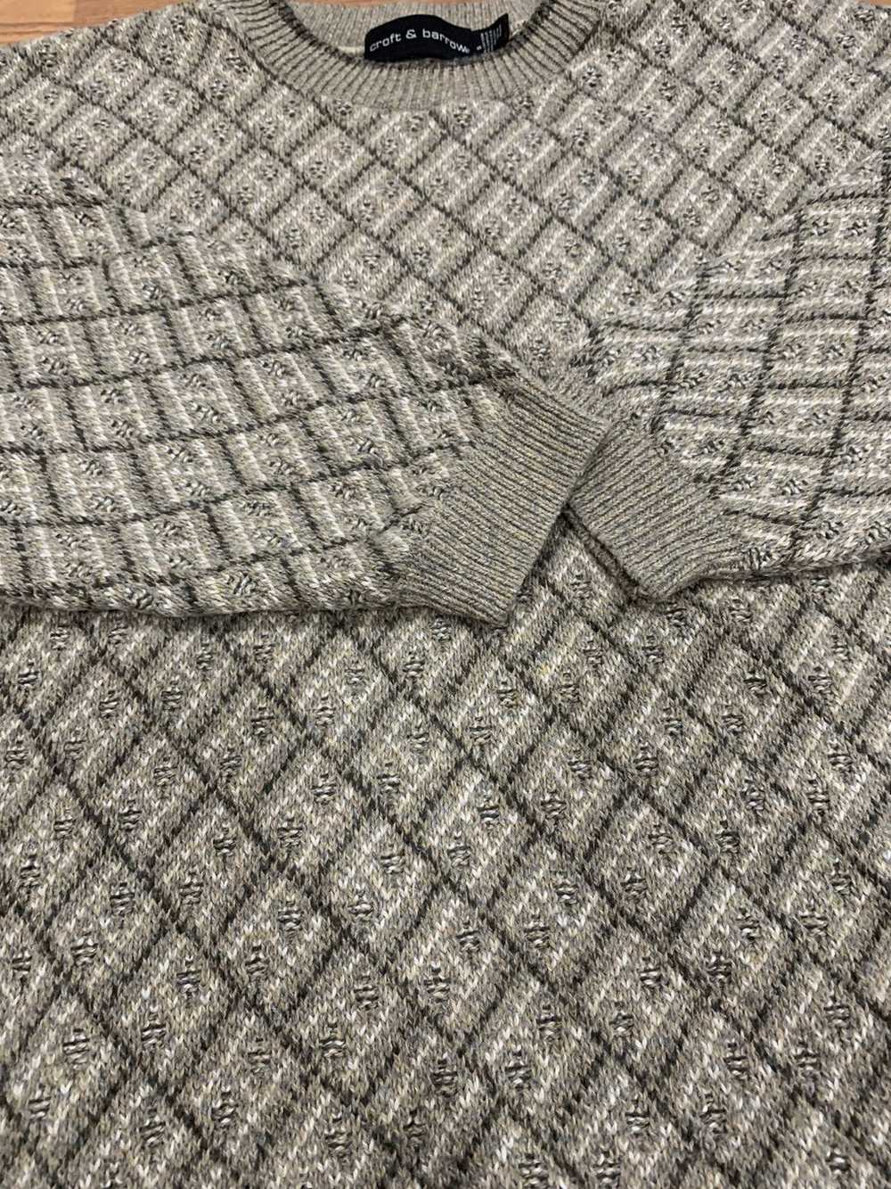 Vintage Vintage boxy patterned sweater - image 3