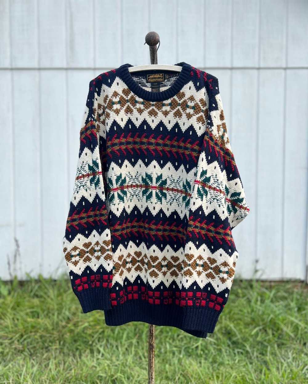 Eddie Bauer Vintage 80s Crewneck Sweater (L) | Us… - image 1