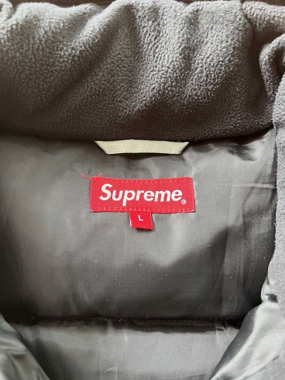 Supreme Reflective sleeve logo puffy jacket - image 7