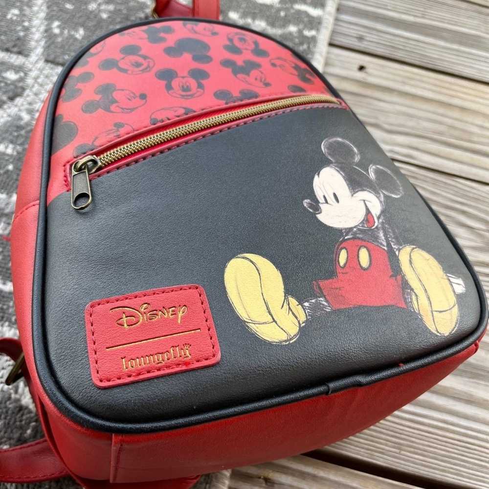 Loungefly Disney Mickey Mouse Backpack Bag Purse - image 2