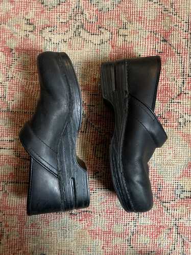 Dansko Black oiled leather clogs (42) | Used,…