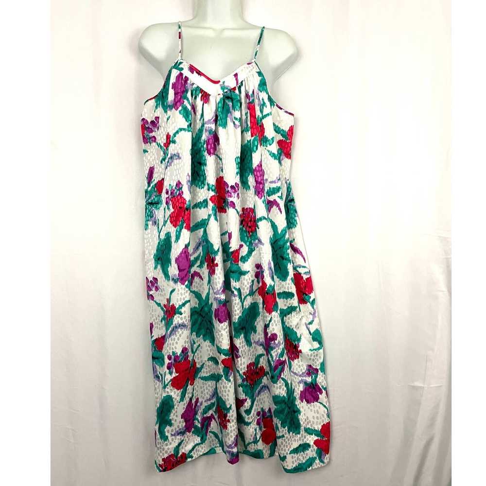 Neiman Marcus VTG Neiman Marcus Floral Nightgown … - image 3