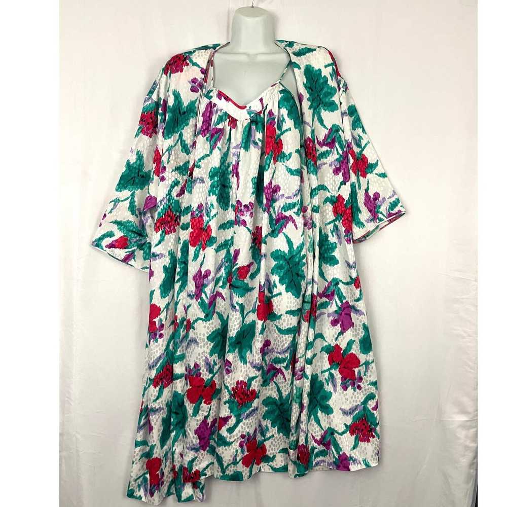 Neiman Marcus VTG Neiman Marcus Floral Nightgown … - image 7