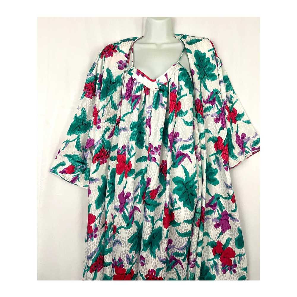 Neiman Marcus VTG Neiman Marcus Floral Nightgown … - image 8