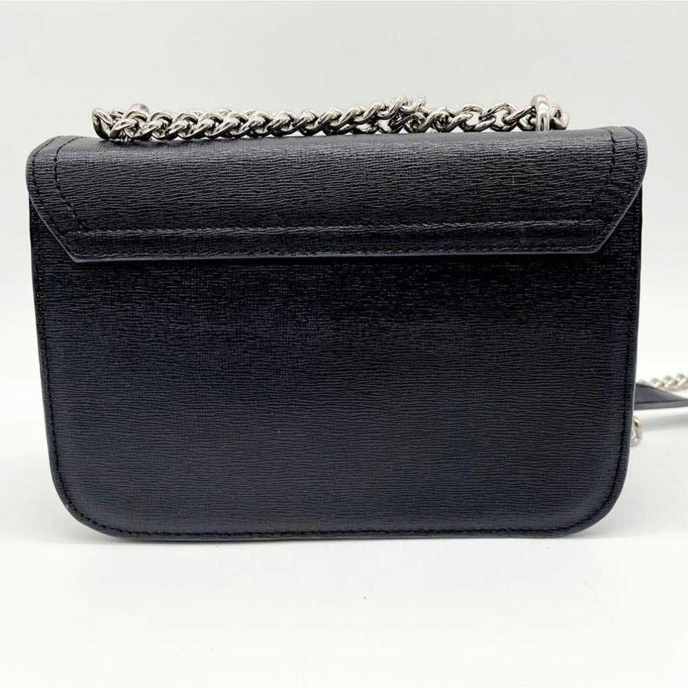 Furla Genuine Leather Chain Bag Shoulder 2way Lea… - image 2